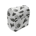 thumbnail image 1 of Fruit Art Stand Mixer Cover, Monochrome Pattern with Engraved Style Orange Grape Strawberry Raspberry, Kitchen Appliance Organizer Bag Cover with Pockets, 5 Quarts, Charcoal Grey White, by Ambesonne, 1 of 4