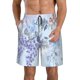 thumbnail image 1 of Balery Bird Butterfly Stripe Traje de Baño Estilo Hawaiano para Hombre, Shorts de Secado Rápido con Bolsillos-3X-Large, 1 of 6