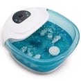 thumbnail image 2 of Bain de Pieds Massant avec Chaleur, Bulles et Vibrations, Contrôle de Température Numérique, 4 Rouleaux de Massage (Couleur Royaume), 2 of 12