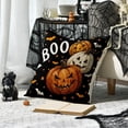 thumbnail image 4 of Sm:)e Boo Pumpkin Bat Halloween Pillow Covers 18x18 Inch Set of 2, Cushion Covers for Sofa Home Decor, 4 of 6