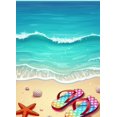 thumbnail image 4 of Sunset Beach Backdrop Banner Ocean Waves Photography Background Seaside Party Wedding Decoration Scenic Display Event Decor Summer Backdrop, 4 of 4