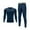Underwear - Navy, variant on Xdegoge Thermal Underwear for Men Plus Size Fleece Lined Set Crewneck Base Layer Top & Long Johns Stretchy Fitted Soft Cozy Loungewear Fall Winter Cold Resistant Outfits