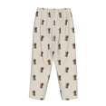 thumbnail image 5 of Xecao Labrador Retriever Dog Women's Straight Lounge Pajama Pants: The Epitome of Relaxed Sleepwear, 5 of 9