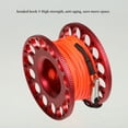 thumbnail image 4 of maskred Finger Reel Safety High Density 15m Rope Lightweight Diving Tech Spool Water Sports Accessories Equipment Red, 4 of 6