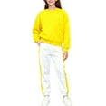 thumbnail image 5 of NAISIBABY Little and Big Girls Set, Long Sleeve Sweatshirt and Jogger Sweatpant Kids Athletic Outfit 2-Piece Yellow 3T, 5 of 5