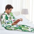 thumbnail image 6 of Lsque Cactus Plants1 Pattern Long Sleeve Pajama Set for Men - Soft 2-Piece Sleepwear and Loungewear Set with Pockets, Comfy Nightwear-XX-Large, 6 of 7