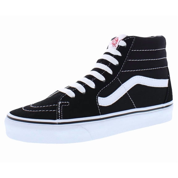 Vans Sk8-Hi VN000D5IB8C Sneaker Men's Black White Lace Up Skateboard Shoes LR783 (Black,12)
