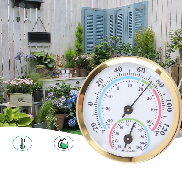 Medidor De Humedad Y Temperatura Interior, Caja De Aluminio, Fácil De Leer, Portátil, Tipo Mini Puntero, Termómetro, Higrómetro, Pantalla Grande Para Oficina