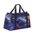 thumbnail image 2 of Easygdp Starry Sky Turtle Bolsa de Gimnasio, Bolsa de Viaje Duffel, Bolsa de Fin de Semana con Compartimentos, Bolsa de Mano para Noche, 2 of 7
