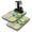 White-61, variant on Lemon Fruit Dish Drying Mat, Cute Summer Yellow Pattern Absorbent Kitchen Mat