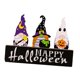 thumbnail image 2 of Figuras lindas de adorno de Halloween para estatuas de jardín al aire libre colgantes de dormitorio Estilo B BLESIY Estatuilla de madera de Halloween, 2 of 8