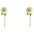 thumbnail image 4 of Baohd 1/2/3/5 10pack/lot Realistic Appearance Artificial Flower For Party Decor And Home Decor Light Green 2PCS, 4 of 6