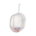 thumbnail image 3 of Bolsa de exhibición de figuras transparente, bolsa de almacenamiento de muñecas pequeña con cierre de cremallera de PVC portátil , Claro, 3 of 8