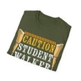 thumbnail image 4 of Caution Student Walker Prosthetic Legs Novelty Apparel Unisex T-Shirt, 4 of 4