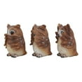 thumbnail image 2 of Ebros See Hear Speak No Evil Wise Owls Decor Set Wisdom Of The Woods Owl Hoot, 2 of 6
