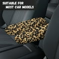thumbnail image 3 of Yuyamidu Leopard Print Car Front Seat Armrest Cover Bling Armrest Cover for Car Truck Auto Accessories Stylish Vehicle Seat Arm Rest Protector Decor, 3 of 7