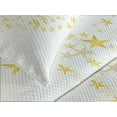 thumbnail image 4 of Ambesonne Yellow and White Quilted Bedspread Set 2 Pcs, Stars, Twin Size, Yellow White, 4 of 5