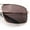 Gold - Brown, variant on True Dad Shade Manly Rectangle Air Force Navigating Officer Metal Sunglasses [Gold - Brown]