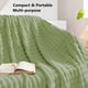 thumbnail image 5 of Manta Polar Verde Suave y Gruesa | 130 X 155 Cm | Ideal para Camas y Sofás | 580 G | Manta para Dormitorio, 5 of 7