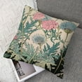 thumbnail image 7 of PRATYUS Spring Body Set of 2 Pillow Cover Sage Green Wild Flower Plant Vintage Floral Herbs and Botanical Cushion Pillowcase with Zipper Decorative Soft  Bedding Pillow Cases for Couch, 7 of 7