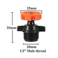 thumbnail image 6 of Pebbuoy 10Pcs 360 Degree Automatic Rotating Sprinkler Heads Garden Irrigation Nozzle Easy to Use Micro Spray Irrigation Tool, 6 of 7