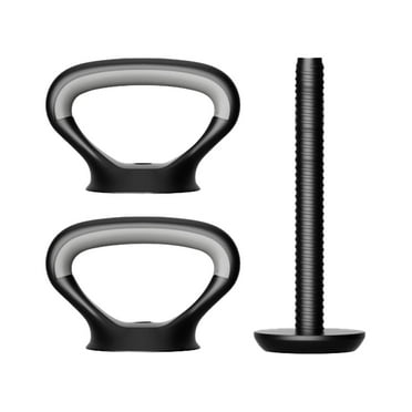 amleso Kettlebell Handles Kettlebell Grips Workout with Connector Rod Equipment Push up Non Slip Portable Weights Dumbbell Converter