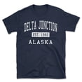 thumbnail image 1 of Delta Junction Alaska Classic Established Men's Cotton T-Shirt, 1 of 1