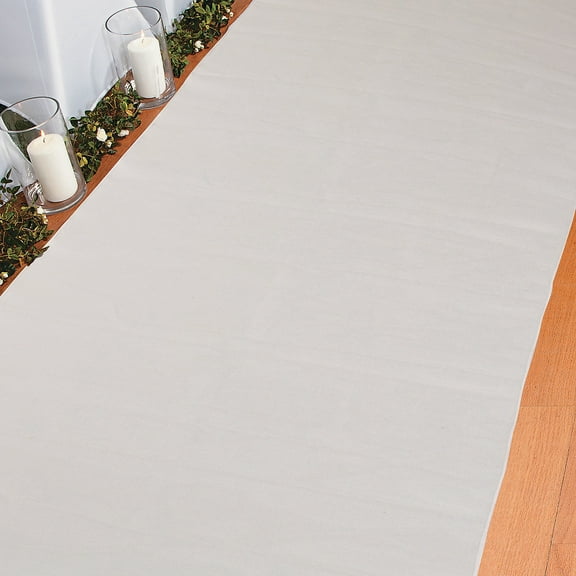 Natural Linen Aisle Runner - Party Decor - 1 Piece