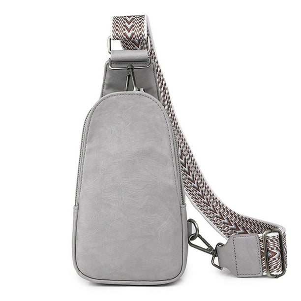 Bolso de pecho para mujer, bolso bandolera, bolso bandolera pequeño, bolso de hombro de piel sintética, bolso de hombro de viaje