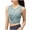 Blue, variant on AherBiu Yoga Tank Tops for Women Wrap-Tie Cropped Sleeveless Lightweight Athletic Cami Shirts Tees
