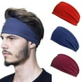 thumbnail image 3 of DESIGNICE Headbands Full Coverage Sweat Band,High Elastic Non-Tightening Head Wraps for Men,Grey, 3 of 4