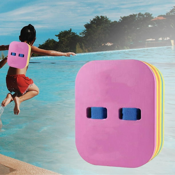 Premium Photo  Boy and girl wearing a swimsuit uses a foam pad to practice swimming  in a swimming pool