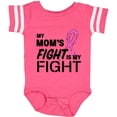 thumbnail image 3 of Inktastic My Moms Fight is My Fight- Breast Cancer Awareness Boys or Girls Baby Bodysuit, 3 of 5