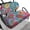 Colorful Floral Print, variant on Pzuqiu Spooky Halloween 2-Piece Golf Cart Seat Covers - Breathable Washable Protector for Golf Enthusiasts Holiday Gift