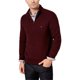 thumbnail image 1 of Tommy Hilfiger Mens Quarter-Zip Pullover Sweater, Rojo, Mediano, 1 of 1
