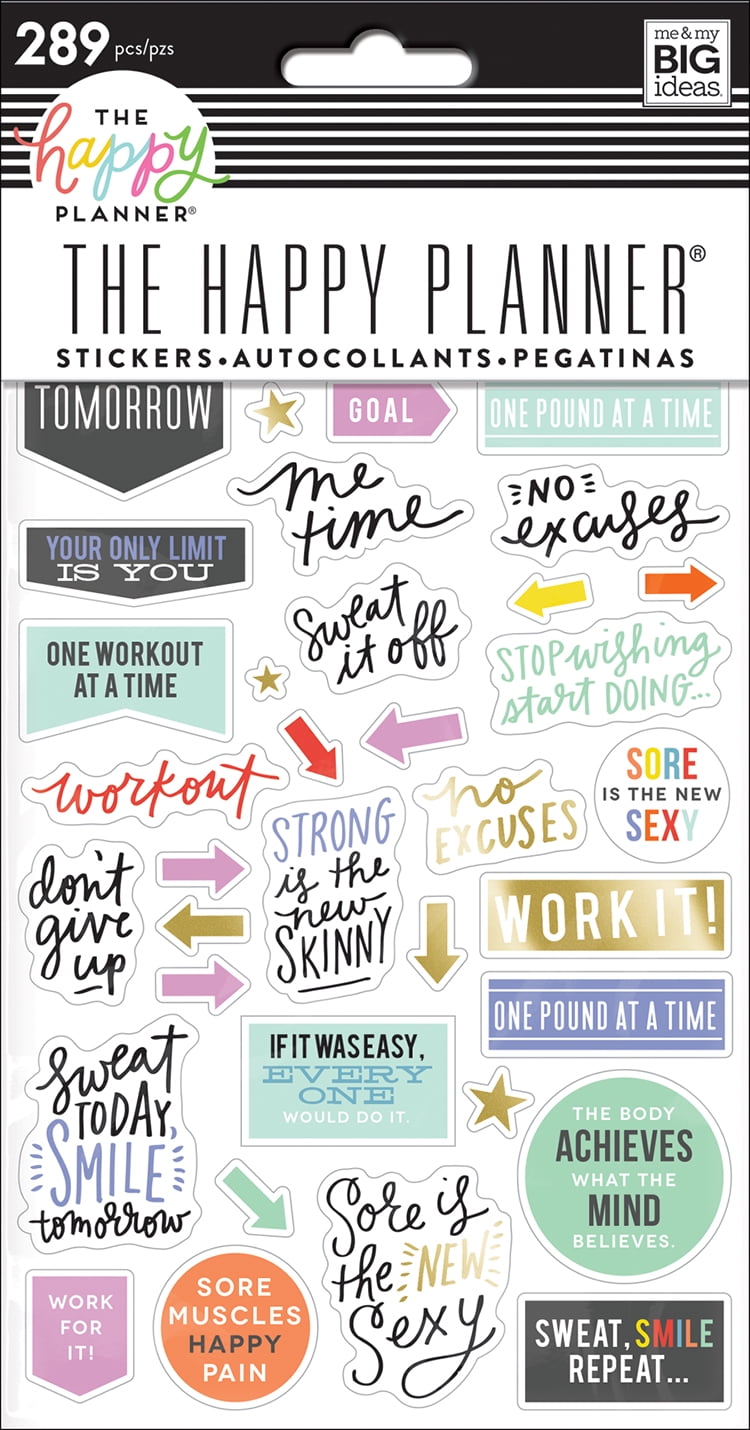 Me & My Big Ideas Create 365 Planner Stickers 5 Sheets/Pkg-Life Quotes PPS-61 