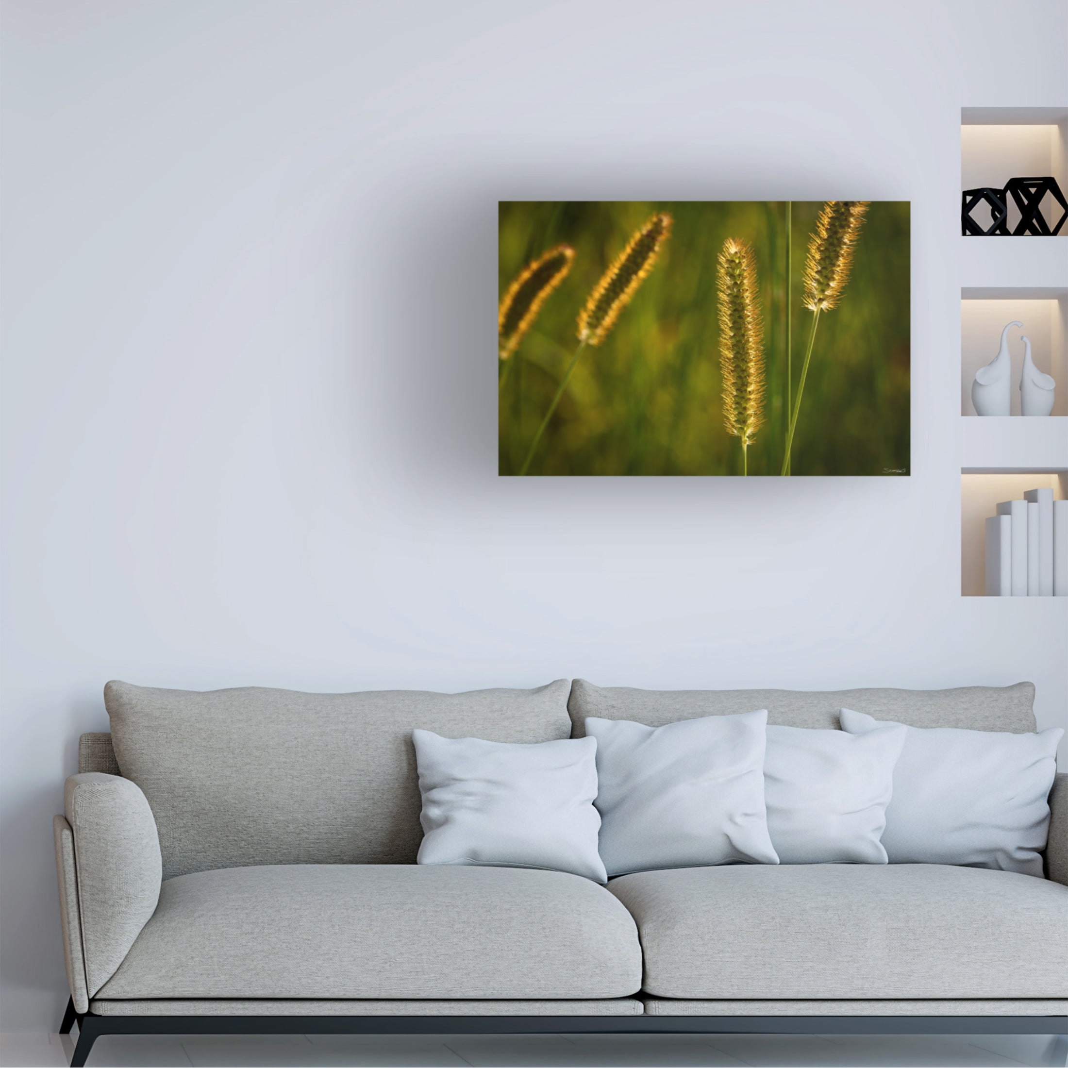 Canvas Wall Art - Gordon Semmens 'Textures 10' Wall Art for Living Room, Bedroom, or Office Décor by Trademark Fine Art - 47 x 30 Inches