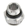 thumbnail image 2 of KarParts360 For Chevy Impala 2012 2013 Transmission Fluid Cooler Line Connector | Silver | Aluminum | Threaded End 1 | 0.563 inches / 14.28 millimeters Thread Diameter | Quick Connect End 2 Type, 2 of 4