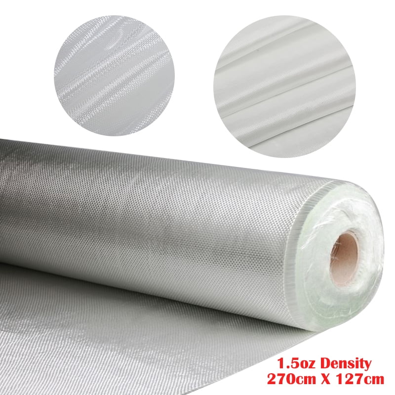 Nansheng Fiberglass Fabric Cloth Mesh Fiberglass Mat Material Roll Woven Roving for Tub Shower Boat Pool Repair 39 x 2 Yards,8 Oz.