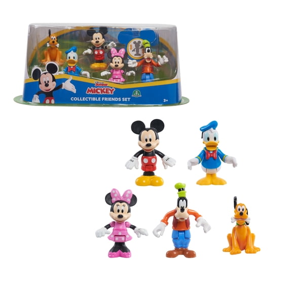 Disney Junior Mickey Mouse Funhouse Collectible Friends Figure Set, Kids Ages 3 and up