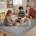 thumbnail image 6 of WANLISELL 31.5" x 47.2" Braided Rug Handmade Area Rug, Non Slip Modern Washable Rug, Indoor Outdoor Woven Rug for Living Room Kitchen, Gray, 6 of 13