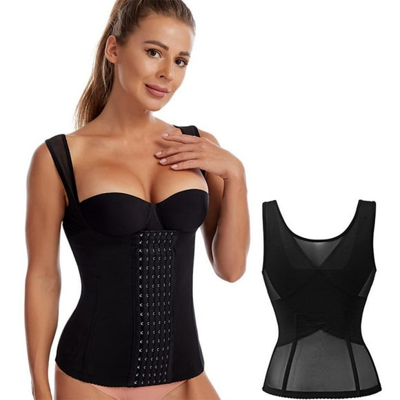 Faja adelgazante Colcomx Chaleco de entrenador de cintura Negro M