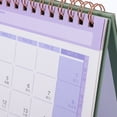thumbnail image 3 of WORGEOUS Mini calendario de escritorio 2025, calendario de mesa pequeño, mini calendario diario, calendarios planificadores mensuales para uso en el hogar, oficina, escuela, negocios, 3 of 9
