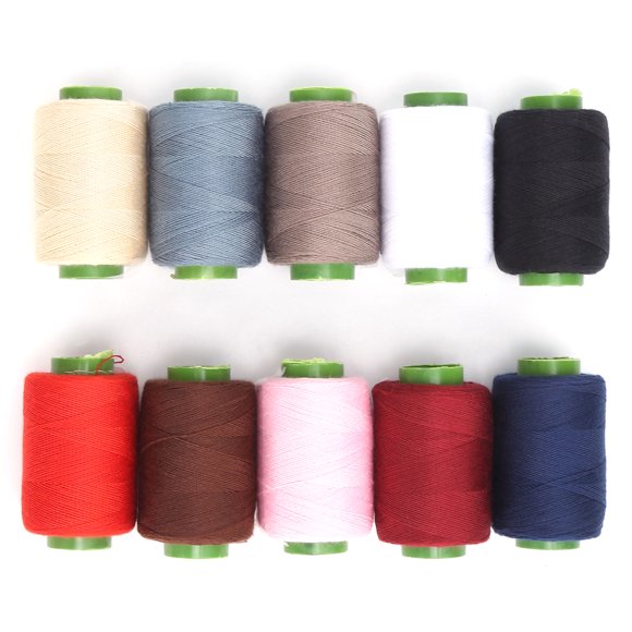 Bobine de Fil, 10 Pcs Fil à Coudre Fil en Polyester pour la Maison Fil pour Machine à Coudre Méticuleusement Conçu