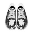 thumbnail image 5 of Uourmeti Highland Cow Print Women's Walking Barefoot Shoes Boho Floral Flat Low-Top Lace-up Comfortable Tennis Shoe Athletic Non-Slip Fashion Sneakers, 5 of 7