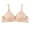 Beige, variant on Seamless Bras for Women 2025 No Underwire Solid Color Comfortable Hollow Out Perspective Underwear No Rims Beige
