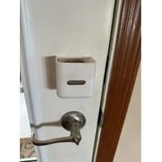 Child & Baby Proof Deadbolt Lock Door Cover White SQ Full Height