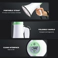 thumbnail image 5 of MyMealivos 20W Portable Megaphone ABS Material Bullhorn with Volume Control, Siren-White Green, 5 of 7