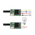 thumbnail image 4 of DC12V-36V Lámparas de fuente de alimentación Conjunto de interruptor de control remoto redondo Negro Baoblaze Interruptor de control remoto de 433 mhz, 4 of 8