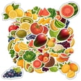 thumbnail image 5 of 35pcs Fresh Fruit Stickers Vegetable Kids Stickers Nature Graffiti Stickers for Fridge Suitcase Laptop, 5 of 9